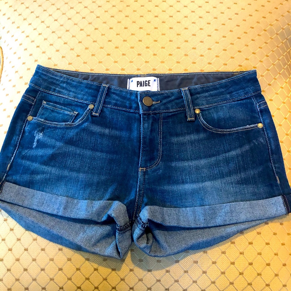 Darling Paige Premium Denim Cuffed Jean Shorts